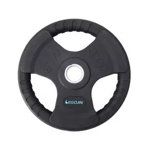 이고진 클럽용 고무 바벨 원판 20kg 1개 51D 역기운동 웨이트