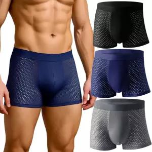 비엠 남성 쿨메쉬 스포츠 드로즈 3종세트 사각팬티 남자쿨팬티 성인속옷