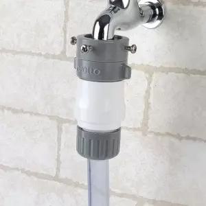 원터치 수도 연결기/커넥터/수전/부속/호스/연결구/물호스/연결/부품/꼭지/어댑터/세탁기/급수캡/배관/급수