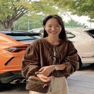 리본아일렛 블라우스 가디건 (one color)