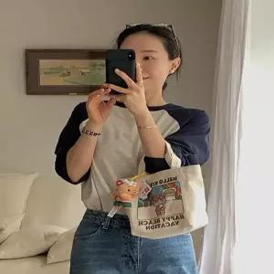 컴잉 배색 나그랑 긴팔 (3color)