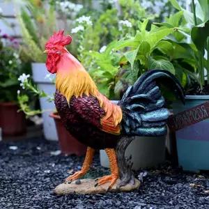 정원소품 정원꾸미기 닭 수탉 조형물 인테리어 소품 동물 마당 화단