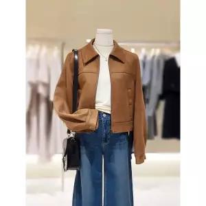 [롯데백화점]SOUP 숏 스웨이드자켓  SBRLE31D