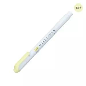 [셀러에이드]제브라 마일드라이너 옐로우 WKT7-MY(1.4mm 4.0mm 옐로우)