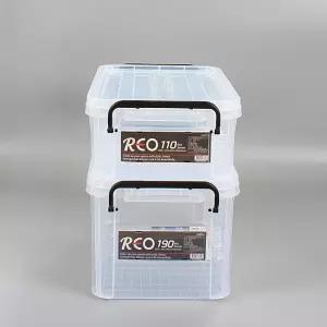 리빙박스 다용도 옷장정리함 식판수거 투명한 서류 교구 장난감 이불 침대밑수납 적재가능 11L 19L