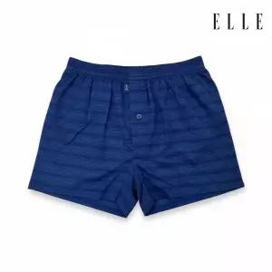 [롯데백화점]엘르이너웨어 인팅 스트라이프 트렁크팬티 EDMTK722NV