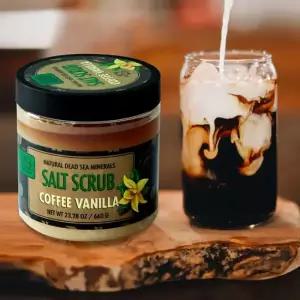 커피 바닐라 사해 소금 솔트 숯 바디 스크럽 때 필링 몸 각질 제거