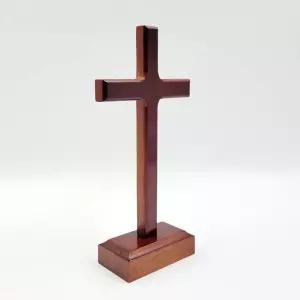 탁상용 소형 나무 십자가 기독교 천주교 성물 십자가 가톨릭 원목 벽걸이