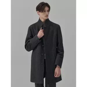 [갤럭시 라이프스타일][25FW] [갤럭시 라이프스타일] 울 캐시미어 스탠칼라 코트  애쉬 (GC5930M034)