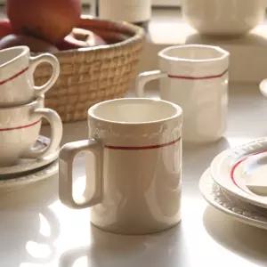 시라쿠스 쉐난고 카디날 빈티지 카페 커피 선물 일자머그 350ml