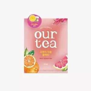 쟈뎅 아워티 오렌지자몽블랙티 8T