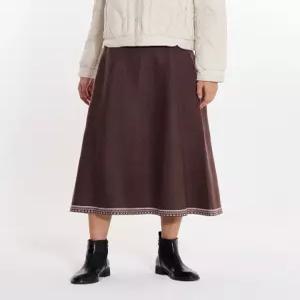 [플리츠미][최초가 178000원] 자가드 컬러레이션 니트 스커트_EKSKF125002