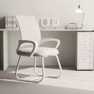 [동서가구] 에어무드 바퀴 없는 컴퓨터 사무실 고정형 메쉬 의자 DF927138