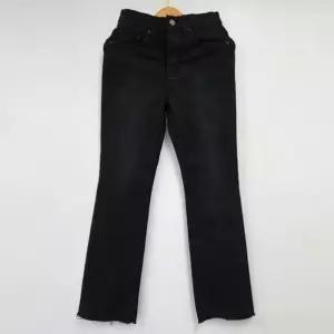 빅사이즈 510 데일리부츠컷블랙데님진 DLOU025