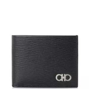 [명품] 페레가모 6CC 바이폴드 지갑 블랙블루 66A064 685979