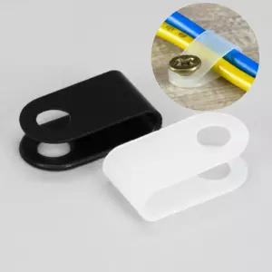 U형 와이어 클립 전선 케이블 배선 정리 고정 홀더 100P 볼트 별도