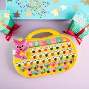 핑크퐁 한글 동요가방 놀이 학습 멜로디 사운드북 장난감 글자찾기 패드 버튼 어린이 유아