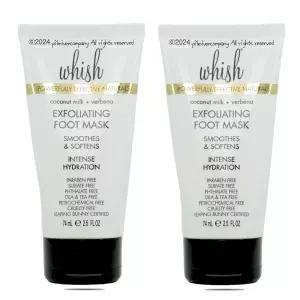 위시 풋마스크 익스폴리에이팅 코코넛 74ml 2개