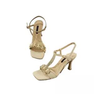 [세라][세라] (3color) 굽 8cm 사틴 스퀘어토  여성 발목 스트랩 샌들 a24s005 (P003204162)