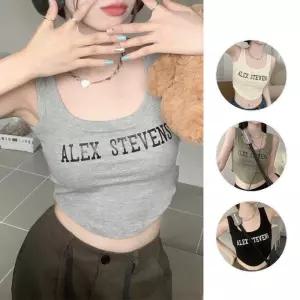 브라캡나시 브라탑 캡내장 레터링 브라렛 요가복 나시