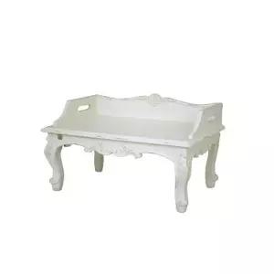 메종 드 다채로움 BLANC 133 블랑 베드 트레이 쉐비 인테리어 장식 화이트