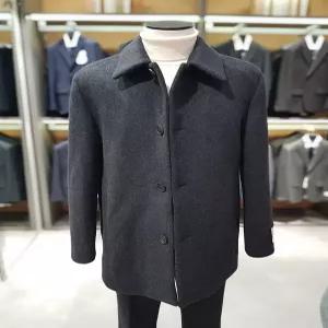 [지오지아][지오지아] 지오지아 캐시미어 블랜드 하프 코트 ABE4CG1102 CGR (P003724142)