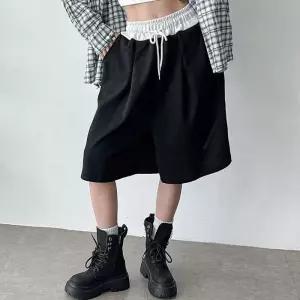 빅사이즈 511 통넓은투톤밴딩팬츠 DNOU983