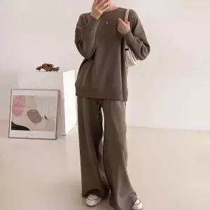 빅사이즈 511 민무늬니트오버핏세트 DARV173