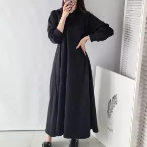 빅사이즈 511 촉감굳면후드롱원피스 DNSP913