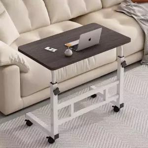 높이조절 사이드테이블 이동식 거실 침대 간이 80X40/테이블/책상/쇼파/미니/소파/사이드/보조/탁자/협탁