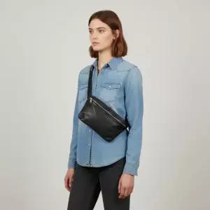 패세라구이디 BV07 BLKT 소프트 홀스 풀 그레인 레더 투웨이 슬링백