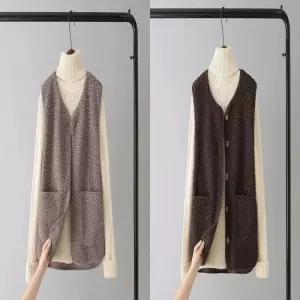 [라일리여성의류] Rly 뽀글이 양털 조끼 후리스 겨울 양털