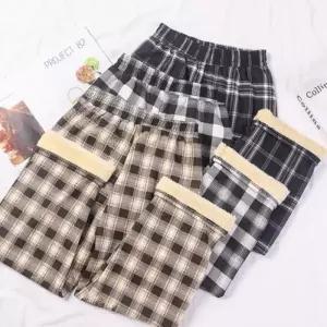 [라일리여성의류] Rly 여성 뽀글이 기모바지 겨울바지 밴딩 파자마 바지