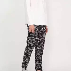 [라일리여성의류] Rly 기모 일바지 밀리그레이 Big 남성융털바지 융털