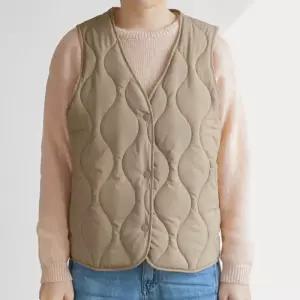 [라일리여성의류] Rly 직장인 경량 패딩조끼 퀼팅 이너조끼