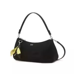 닥스 ACC 인기신상 블랙 플라워 참장식 나일론 숄더백 M DCBA6E521BK