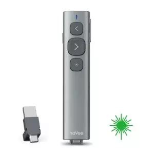 충전형 무선 프리젠터 그린 레이저 포인터 전자책리모콘