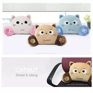 캣넛 허리쿠션s/쿠션/꼬리뼈/배게/에어/쇼파/편안한/학생/사무실/지킴이/등받이/차량/보호/베게/캐릭터