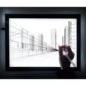 LED A3 드로잉 보드/패드/라이트/박스/그림판/전자/컬러/미술/독립형/스케치/디지털/무선/칠판/형광/필기