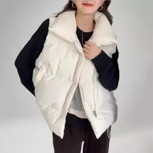 [라일리여성의류] Rly 프리미엄 겨울 여성 조끼 따뜻한 초경량 패딩 점