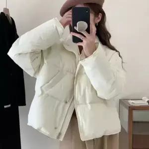 [하프클럽/]여성 겨울 오버핏 하이넥 카라 숏패딩 점퍼 크롭 패딩