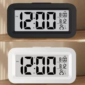 디지털 탁상시계 온도 날짜 점진 알람 탁상용시계/무소음/전자시계/탁상용/디지탈/전자/알람시게/건전기