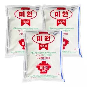 대상 청정원 미원 업소용 1kg 3개 / 대용량 조미료