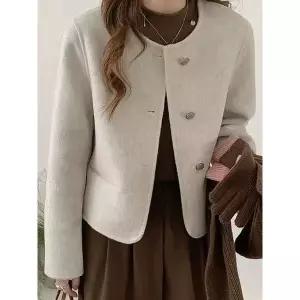 [하프클럽/예쎄]노카라 솔리드 숏자켓(S5FJK020A)