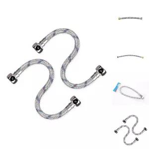 세면기고압호스 40cm 2개 욕실 세면대호스 연결관부속/세면대/연결호수/세면기/부속품/트랩/고압/호스/싱크