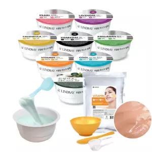 [4/2단 하루] 린제이 모델링팩 컵팩 6개 세트(티트리/비타민/콜라겐 등 6종)