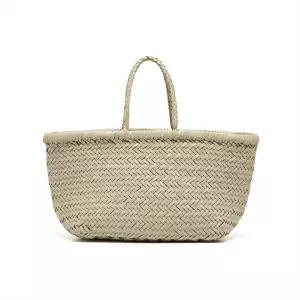 [드래곤디퓨전] 여성 스몰 뱀부 트리플 점프 토트백 가방(8811 PEARL)