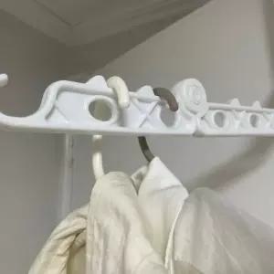 접이식 문걸이 빨래건조대 문걸이행거 미니건조대 건조대 화이트  [평점상위]