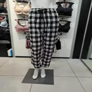 [보디가드][보디가드] 보디가드 트윌기모 블랙 체크 여성이지바지BHWEBA03 (P003739544)