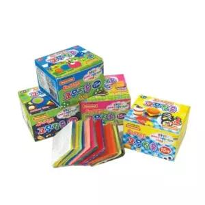 [셀러에이드]도너랜드 탤런트 고무찰흙 15색 클레이 (1개입) 고무점토 미술도구